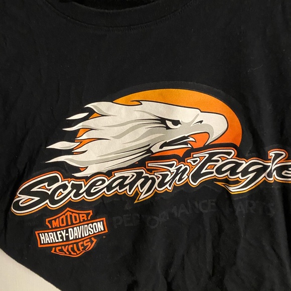 Black reworked Harley top - Picture 3 of 6